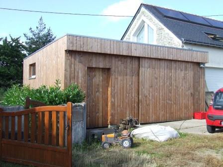 Construction d'un garage